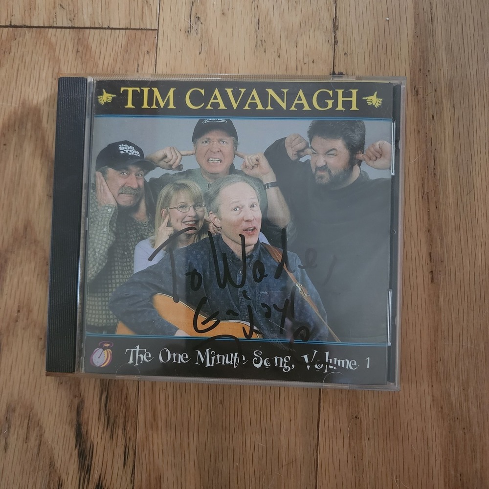 Tim Cavanagh The One Minute‎ Song Volume 1 CD Autographed Signed